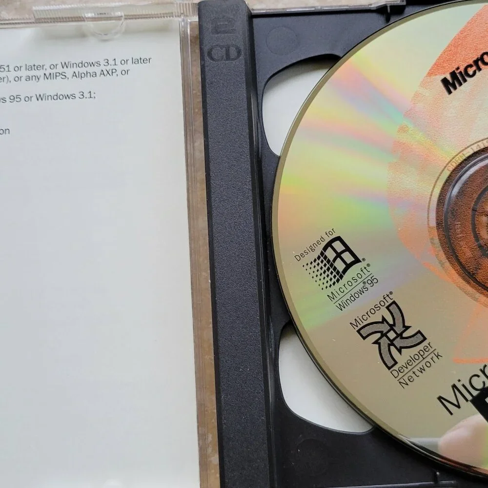 Vintage - Microsoft Developer Network Library, July 1996, 2 CDs